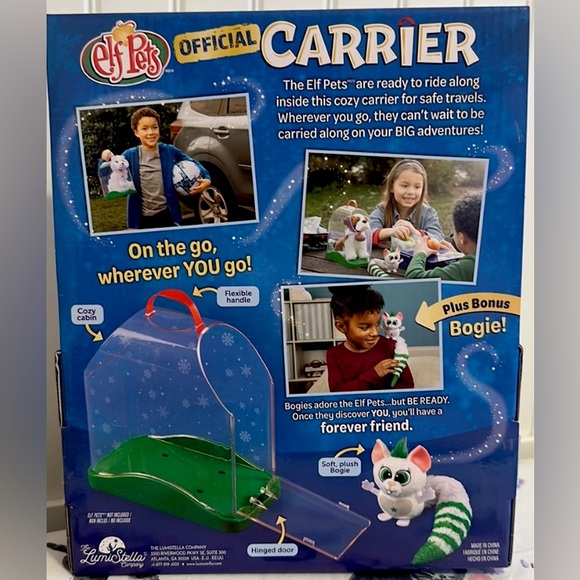 Elf on the Shelf Christmas Official Elf Pets Reindeer Carrier Toy Bogie Plush - Picture 2 of 2